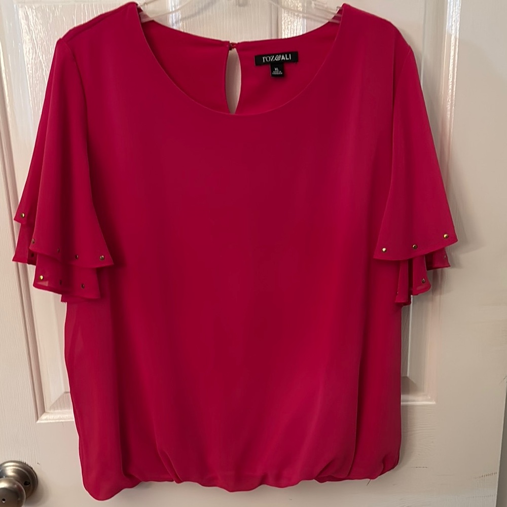 Roz & Ali Pink Women's Top